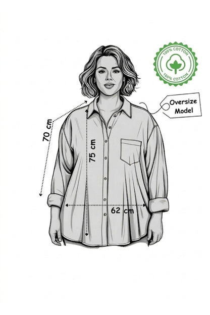 Kadın beyaz Keten Gömlek Yazlık Oversize Gömlek Yeni Sezon